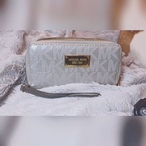 Michael Kors Double Layer Zip Around Wallet
